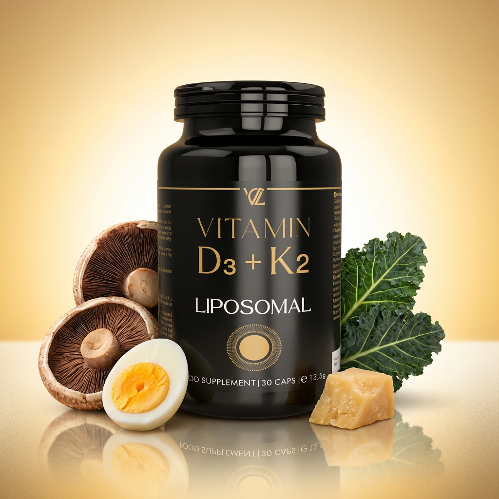 Liposomal Vitamin D3 & K2 (MK7) 4000 IU